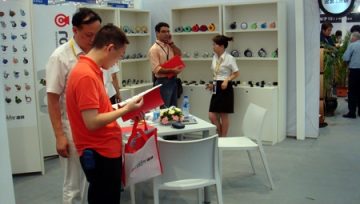 诺贝华丽亮相第十五届中国国际家具配件及材料精品展览会